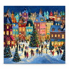 Christmas Snowy Street 1000 Piece Jigsaw Puzzle 15x10 In