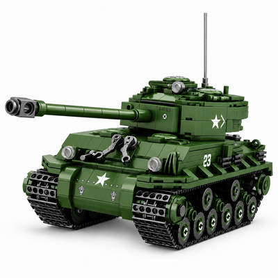 Churchill Mk IV Tank 1123 Piece Building Block Model Set