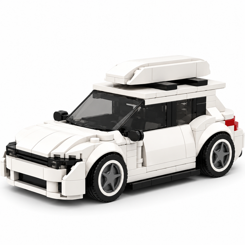 White City Car MVP building block model, clean front three-quarter product view