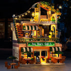 City Coffee House Building Set | 1173PCS Cafe Shop with Lights | ToyIvia