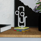 Clippy Paperclip Building Block Set – 85PCS Retro Desktop Display MOC Model