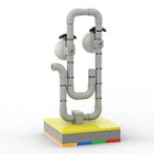 Clippy Paperclip Building Block Set – 85PCS Retro Desktop Display MOC Model