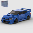 303PCS Blue Sports Car Building Blocks - DIY Racing Vehicle Model