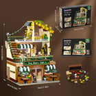 City Coffee House Building Set | 1173PCS Cafe Shop with Lights | ToyIvia