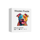 Chromatic Canine: Colorful Dog High-Difficulty Wood Jigsaw