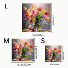 Mindful Petals: Colorful Flowers High-Difficulty Wood Jigsaw