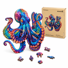 Colorful Octopus Wooden Puzzle – 200 Whimsy Pieces