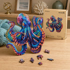 Colorful Octopus Wooden Puzzle – 200 Whimsy Pieces