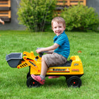 Kids Bulldozer Ride-On Toy | Toddler Excavator with Digging Bucket | ToyIvia