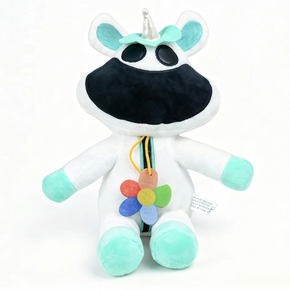 25cm CraftyCorn Plush Toy - Smiling Critters Stuffed Animal Doll
