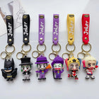 Creative Cartoon Villain & Hero Keychain - Dripping Style Bag & Car Charm | Toylvia™