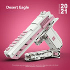 Creative Desert Eagle Building Blocks Firing Toy Pistol (8 Types)