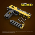 Creative Desert Eagle Building Blocks Firing Toy Pistol (8 Types)