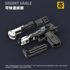Creative Desert Eagle Building Blocks Firing Toy Pistol (8 Types)
