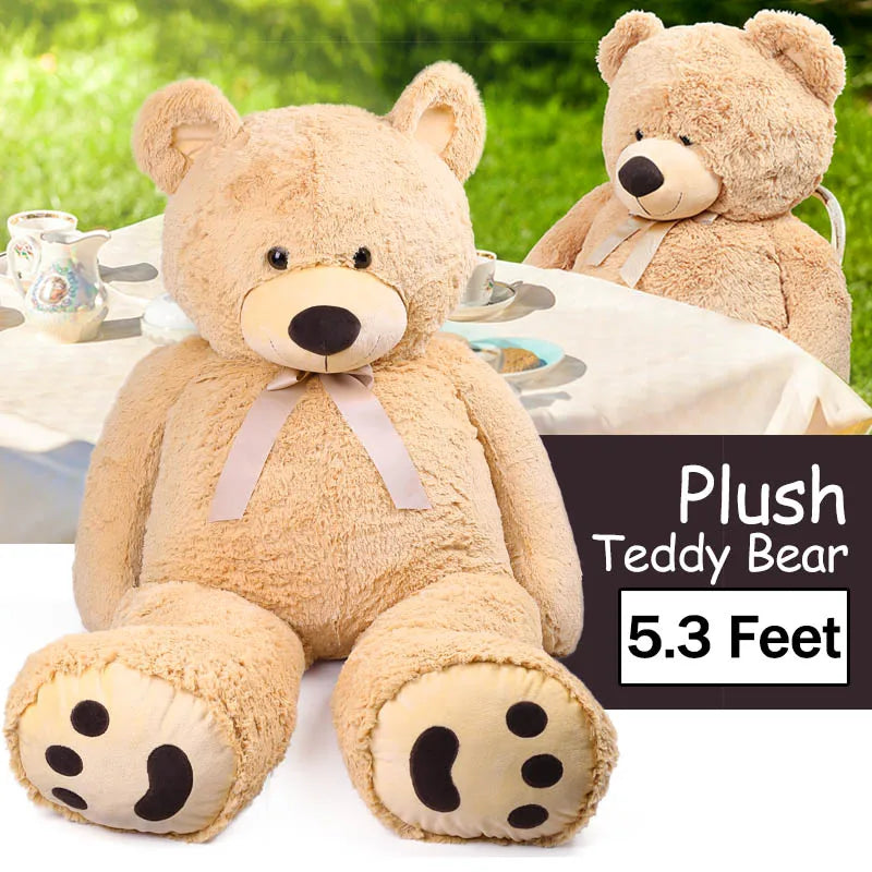 Giant 5Ft Teddy Bear Stuffed Animal | Cuddly Big Bear Plush | Toylvia Secondary image