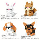 Cute Animal Assembly Building Blocks Set - Mini Particle Brick Figure