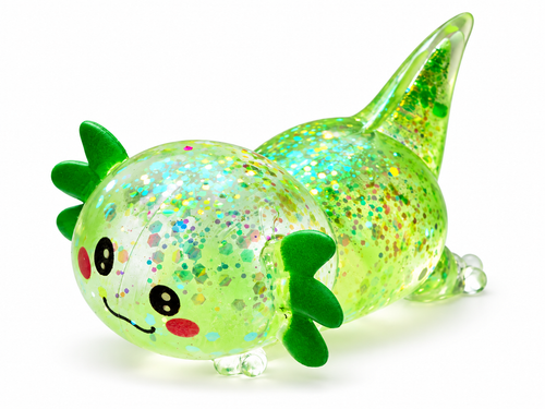Cute Axolotl Squishy Toy Slow Rising Sensory Stress Ball - alternate view