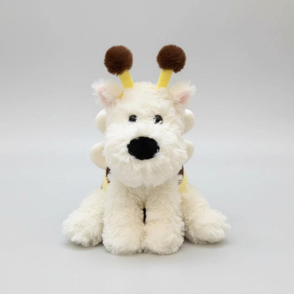 Cute Bee Dog Electric Plush Doll Toy 20cm Animated Puppy