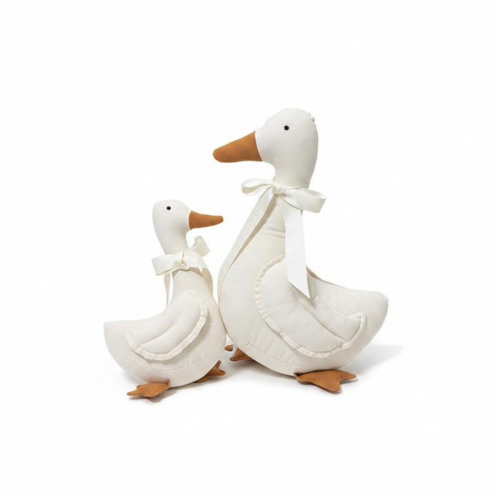 Cute Goose Plush Toy Soft Stuffed Animal Nursery Cuddle Doll