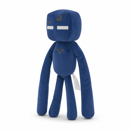 Cute game plush doll, 45-degree left-facing studio product image