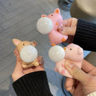 Cute Pig Squishy Fidget Toy - Stress Relief Squeeze for Kids & Adults