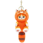 Cute Raccoon Shark Panda Plush Pendant Keychain Bag Charm