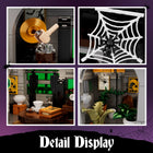 Gothic Victorian Manor Building Blocks Kit - 1491pcs Spooky Horror Castle