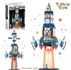 Deformable Space Rocket Building Set | 950Pcs 2-in-1 STEM Toy | Toylvia