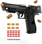 Desert Eagle Soft Bullet Toy Pistol with Shell Ejection & Pull-Back Action | Toylvia™