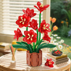 Amaryllis Flowers Bonsai Building Set | 503PCS Botanical Model | ToyIvia
