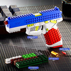 USP DIY Assemble Building Block Toy Gun - Realistic Shell Ejection Soft Bullet Kit
