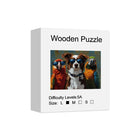 Cool Canine - Tropical Parrots Wooden Jigsaw Puzzle Unique Animal Shaped Pieces