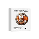 Dragon Wooden Puzzle for Adults - Irregular Animal Shaped Jigsaw
