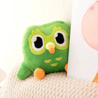 Duo Green Owl Plush Toy – 30cm Soft Stuffed Mascot