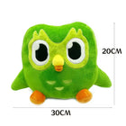 Duo Green Owl Plush Toy – 30cm Soft Stuffed Mascot