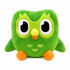 Duo Green Owl Plush Toy – 30cm Soft Stuffed Mascot