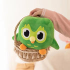 Duo Green Owl Plush Toy – 30cm Soft Stuffed Mascot