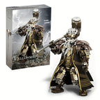 Figure of a character from 'The Lord of the Rings' series with packaging in the background