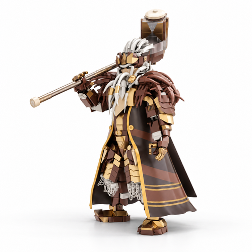 1238pc Dwarf King Warrior Bricks - Classic Movie Ornament Gift Set - alternate view
