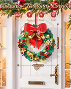 Rolife 3D Wooden Christmas Wreath | 252PCS DIY LED Decor | ToyIvia