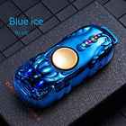 Full color lineup showing gold ice, black ice, blue ice, silver ice, matte black, and rainbow colored ice finishes.