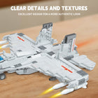 806PCS Fighter Jet Building Block Set - High Simulation Airplane Model Kit