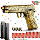 Engraved M1911 Toy Gun | Upgraded Continuous Fire Pistol | Toylvia