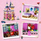 Pinkspire Estate House Building Set | 1815PCS Villa with Lights | ToyIvia