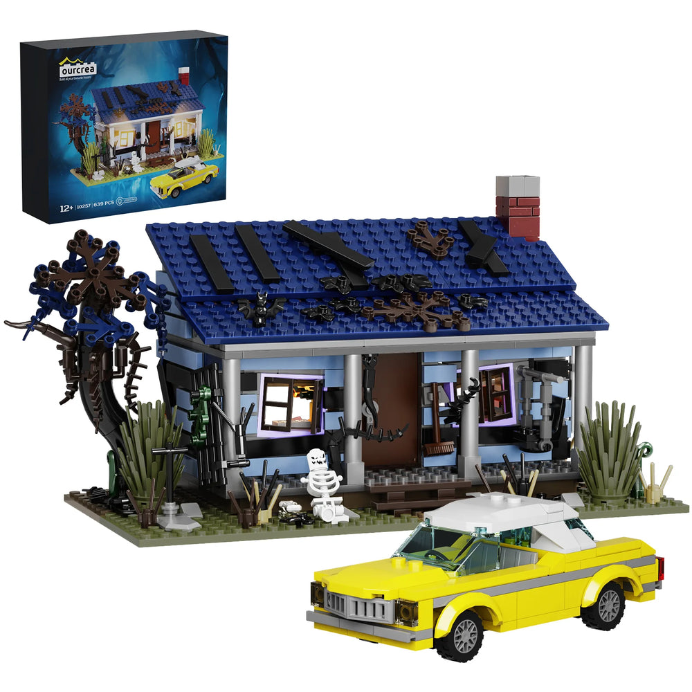 The Evil Dead Horror House Building Block Set with LED Light – 639PCS