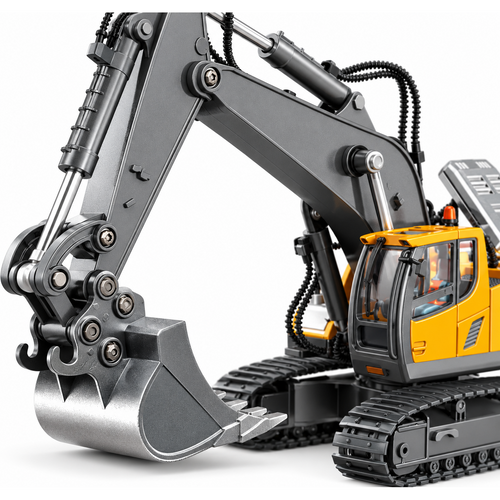 Remote Control Excavator Toy 14-Channel RC Digger 680° - alternate view