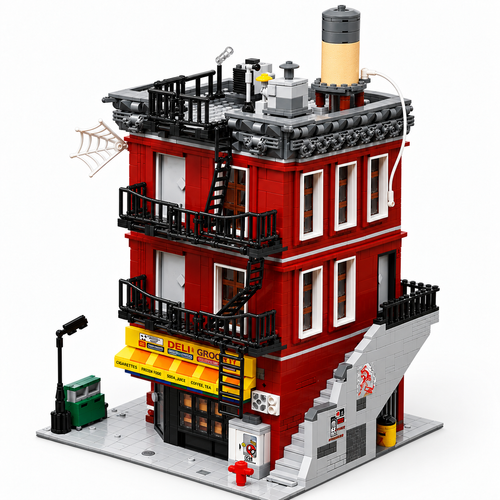 Spider Deli Apartment Building Blocks - 3559PCS Modular City Set - alternate view