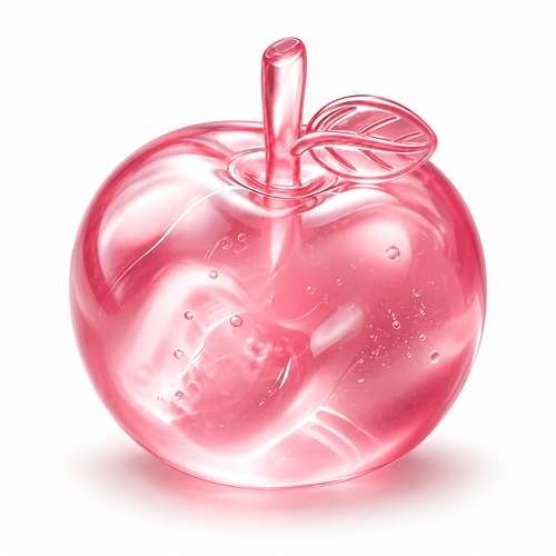 Soft Squeezable Apple Stress Relief Squishy Fidget Toy - alternate view