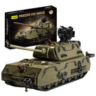 3339PCS Military Heavy Tank Panzer VIII Maus Building Blocks - Army Model Kit