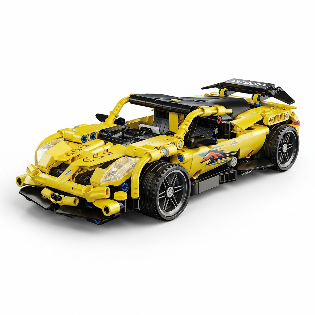 Model Car(ミニカー)ブラジルREI社製3台セット 509PCS Exquisite Race Car Building Set | Interactive Sports Model